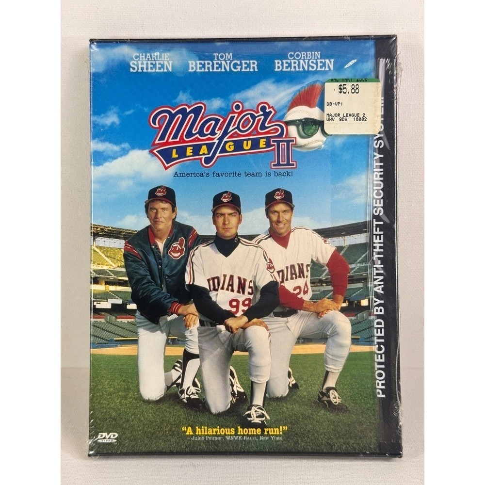 Major League II DVD Movie Charlie Sheen Tom Berenger Baseball‎ Comedy